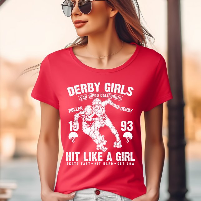 Derby Girls, Slå som en flicka T-Shirt (Skapare uppladdad)