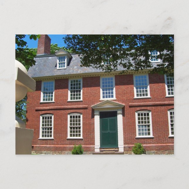 Derby House, Salem, MORSA Vykort (Framsida)