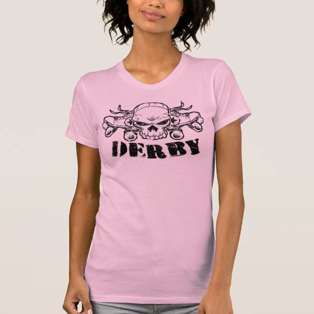 Derby kvinna tank tee shirt (Framsida)
