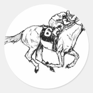 Derby Me Kentucky Runt Klistermärke