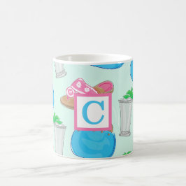 Derby Mint Julep Purse Jack Preppy Monogram Kaffemugg