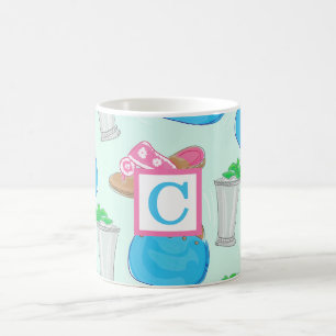 Derby Mint Julep Purse Jack Preppy Monogram Kaffemugg