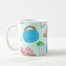 Derby Mint Julep Purse Jack Preppy Monogram Kaffemugg