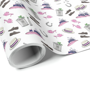 Derby Party Attire Mint Julep Horseshoe Presentpapper