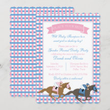 Derby Party Gender Reveal Baby Shower