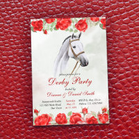Derby party, horse, elegant equestrian party