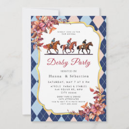 Derby Party Invitation Inbjudningar