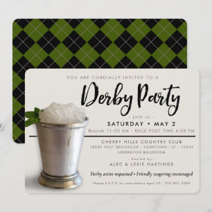 Derby Party Mint Julep Inbjudningar