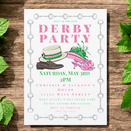 Derby Party Shoes Finare Hats Mode Preppy Inbjudningar