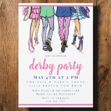 Derby Party Snyggt Par Preppy Horse Tävla