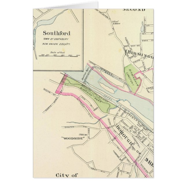 Derby, Shelton Hälsningskort (Framsidan)