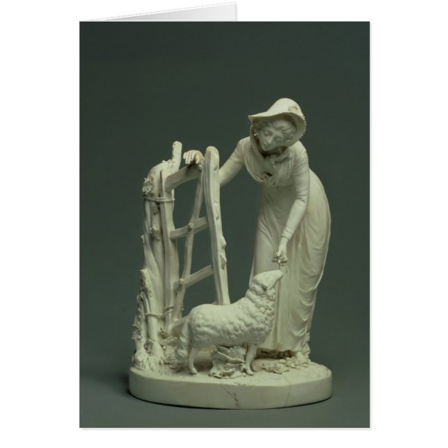 Derby shepherdes, 1790 hälsningskort (Framsidan)