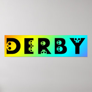 derby: skallphabet poster
