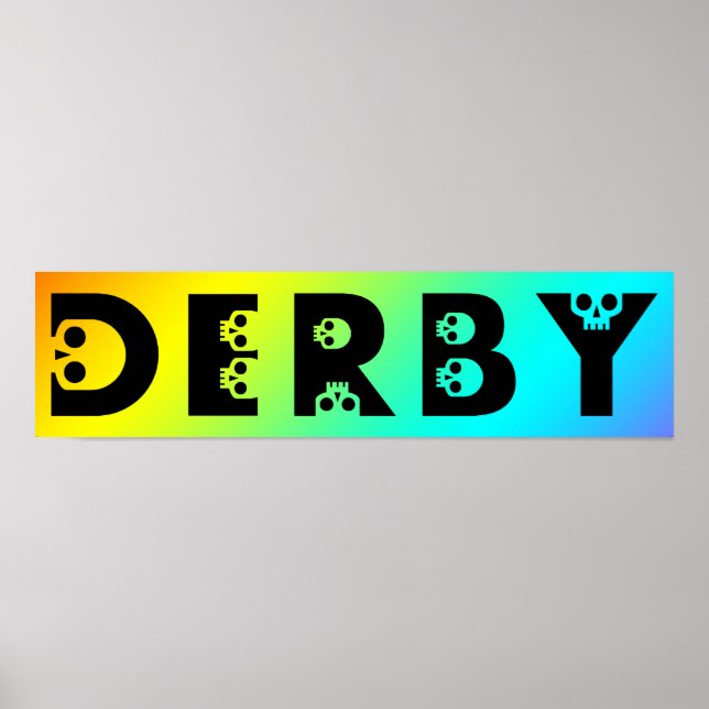 derby: skallphabet poster (Framsidan)