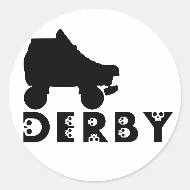 derby: skallphabet runt klistermärke (Framsida)