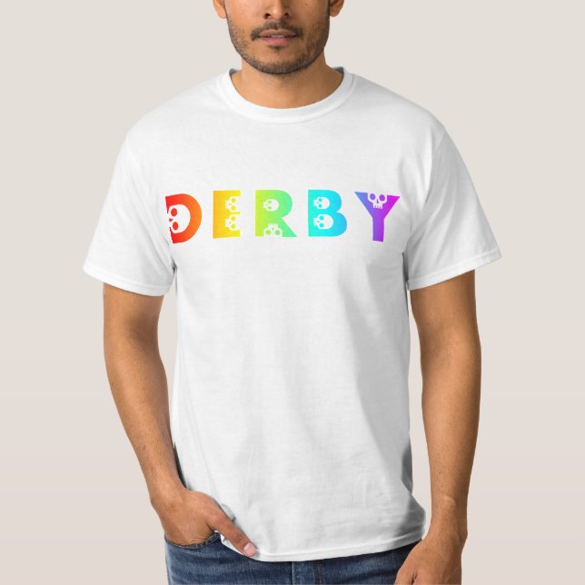 derby skallphabet t shirt (Framsida)