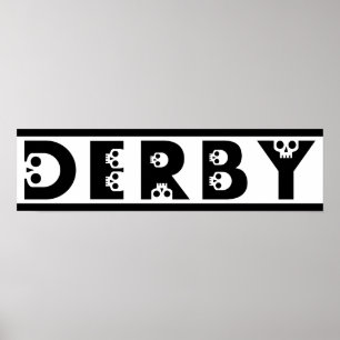 derby: skullphabet poster