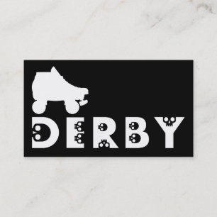 derby: skullphabetskridsko visitkort