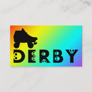derby: skullphabetskridsko visitkort