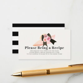 Derby Stil Rosa Hat Möhippa Recipe-begäran Tilläggskort