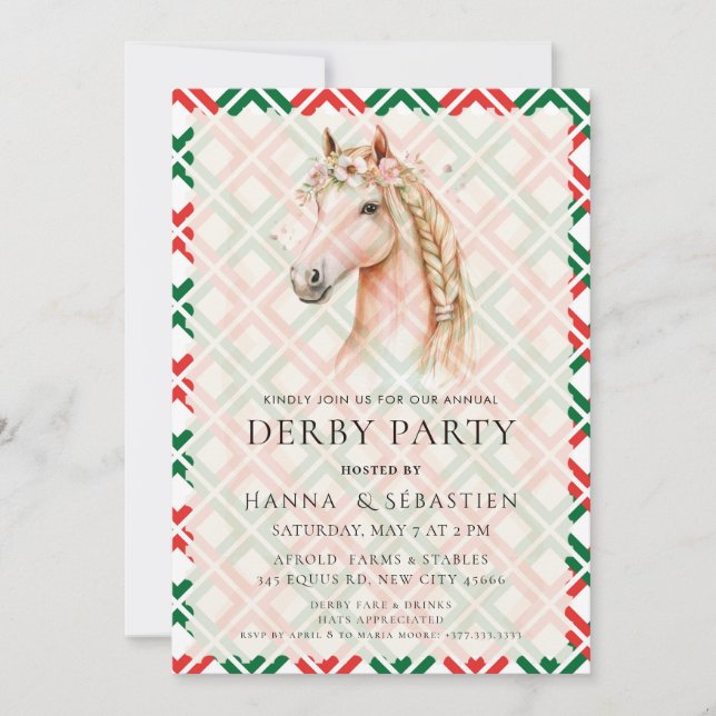 Derbyfest Equestrian Inbjudningar (Framsida)