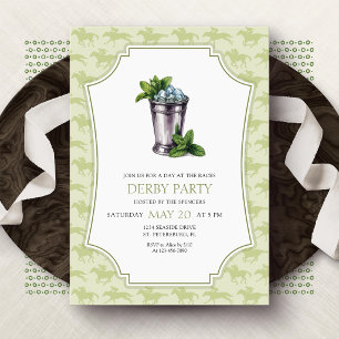 Derbyfest Mint Julep Inbjudan