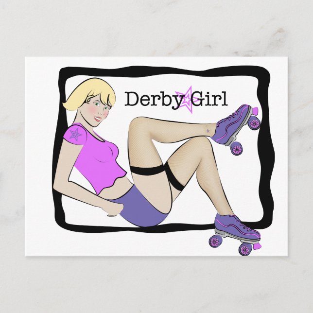 Derbyflicka Vykort (Framsida)