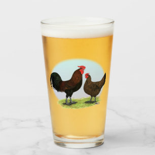 Derbyshire Redcap Fowl Glaskopp