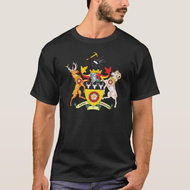 Derbyshire vapensköld tee (Framsida)