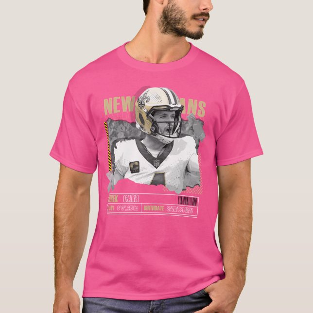 Derek Carr Football Shirt Tapestry 1 T Shirt (Framsida)