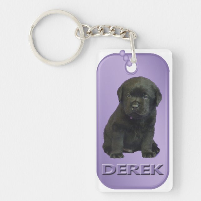 Derek hundmärkre Keychain (Framsidan)