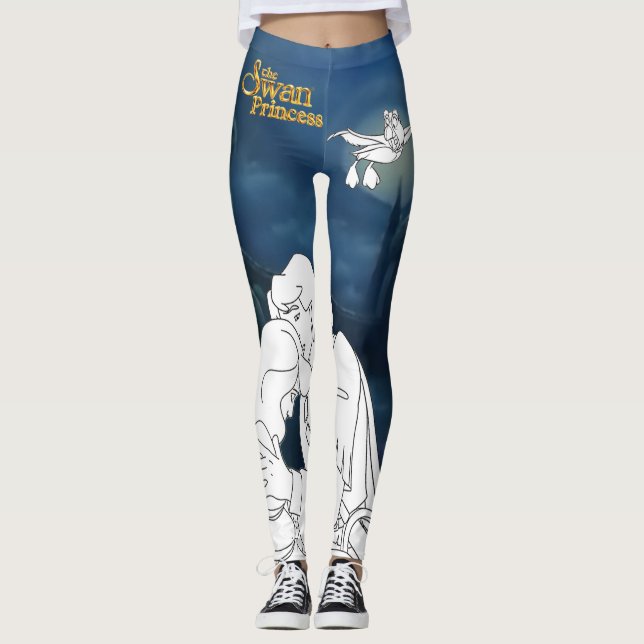 Derek, Odette- och Puffindamasker Leggings (Framsida)