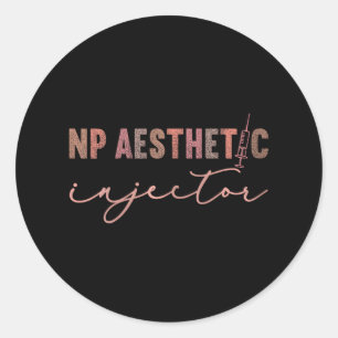 Derm Nurse PA NP Aesthetics Injector botox Runt Klistermärke