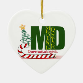 Dermatolog GOD JUL Julgransprydnad Keramik