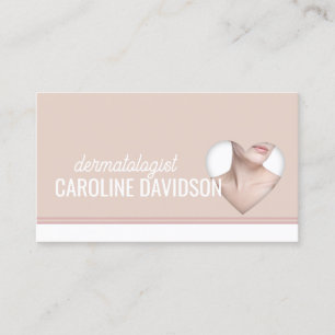 Dermatolog - Skin Doktor Simple Heart Card Visitkort