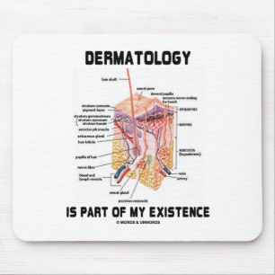 Dermatologi är delen av min existens (flå lagrar musmatta
