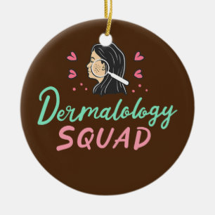Dermatologi Dermatolog Skin Doktor Julgransprydnad Keramik