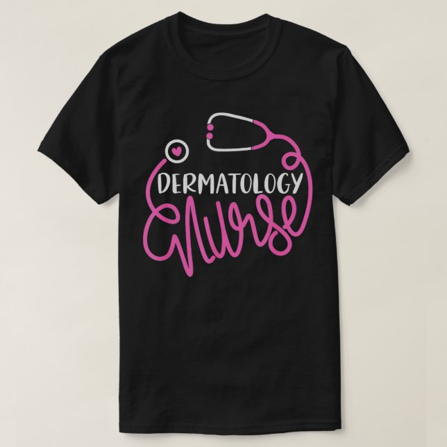 Dermatologi Nurse Funny Dermatology diverse T Shirt (Design framsida)