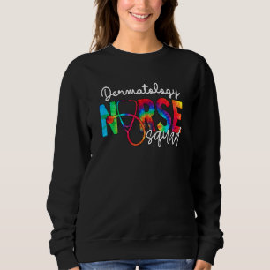 Dermatologi Nurse Squad Watercol Kärlek Stethoscop T Shirt