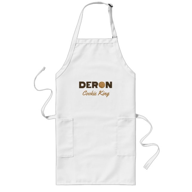 Deron cookie Kung Long Apron Långt Förkläde (Framsidan)