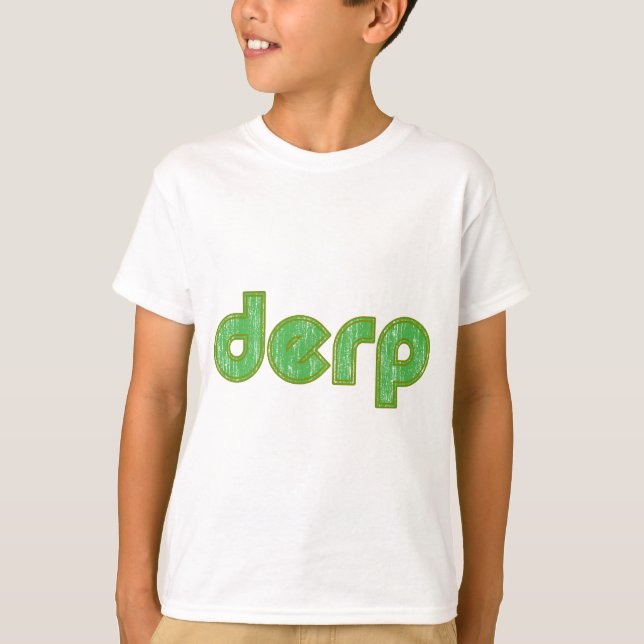 Derp 2 tee shirt (Framsida)