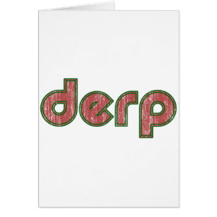 Derp 4 hälsningskort