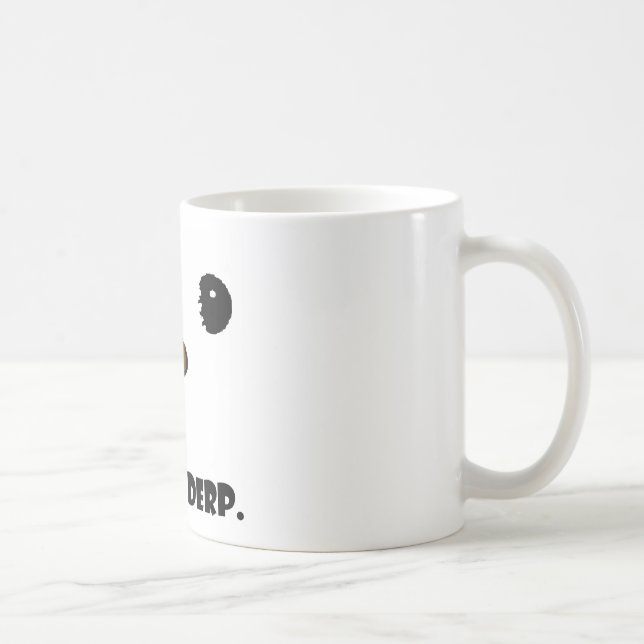 Derp hund kaffemugg (Höger)