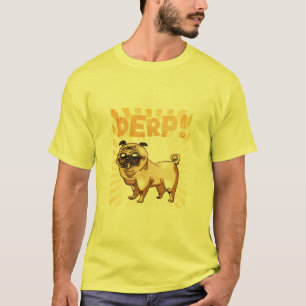 Derp hund t shirt