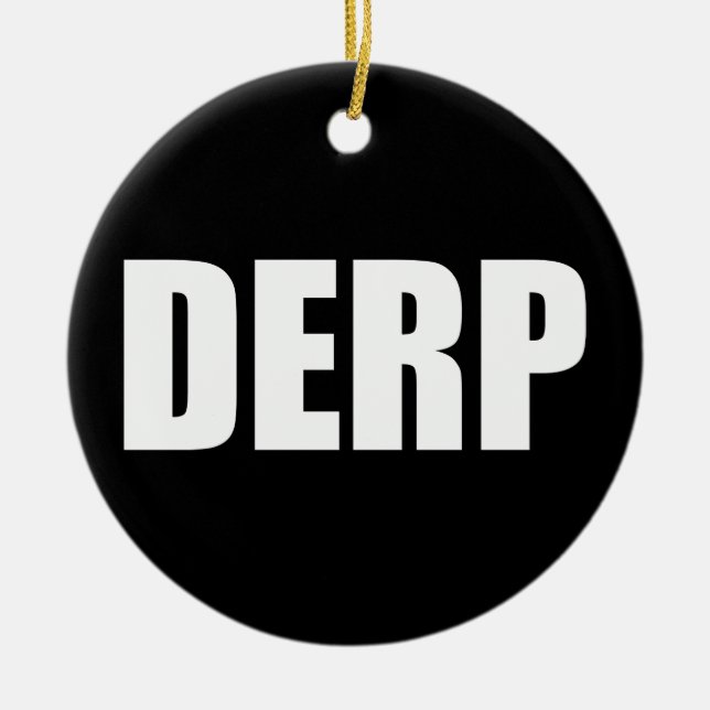 DERP JULGRANSPRYDNAD KERAMIK (Framsidan)