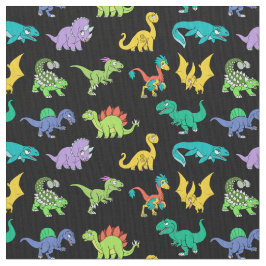 Derpy Dinosaursmönster Tyg