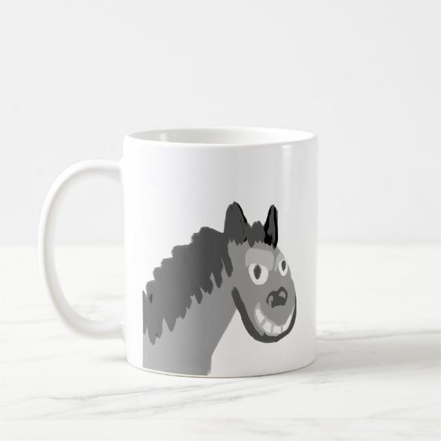 Derpy Häst Tecknad Keramisk Kaffemugg (Vänster)