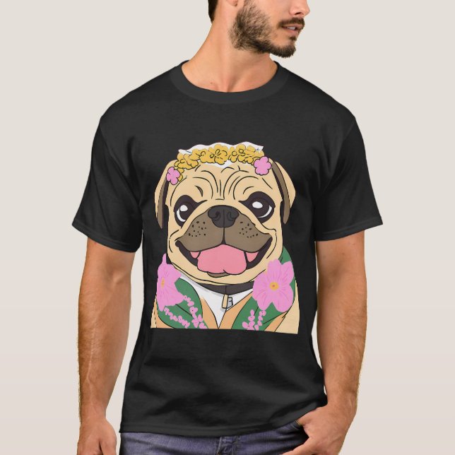 Derpy Mops T Shirt (Framsida)