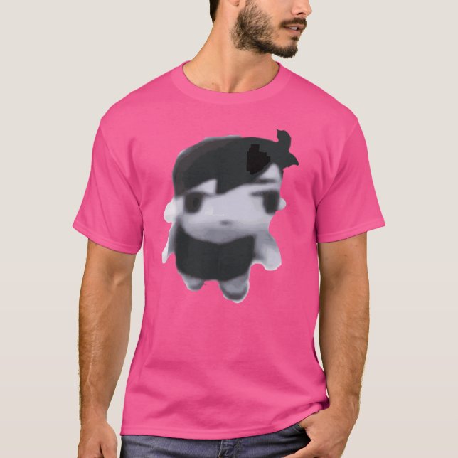 Derpy Omori Sunny Plush Funny T Shirt (Framsida)