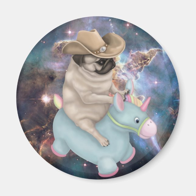 Derpy Pug Magnet (Framsidan)